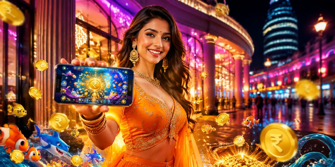 Mobile view of z9x gaming app showing fishing game and rupee currency